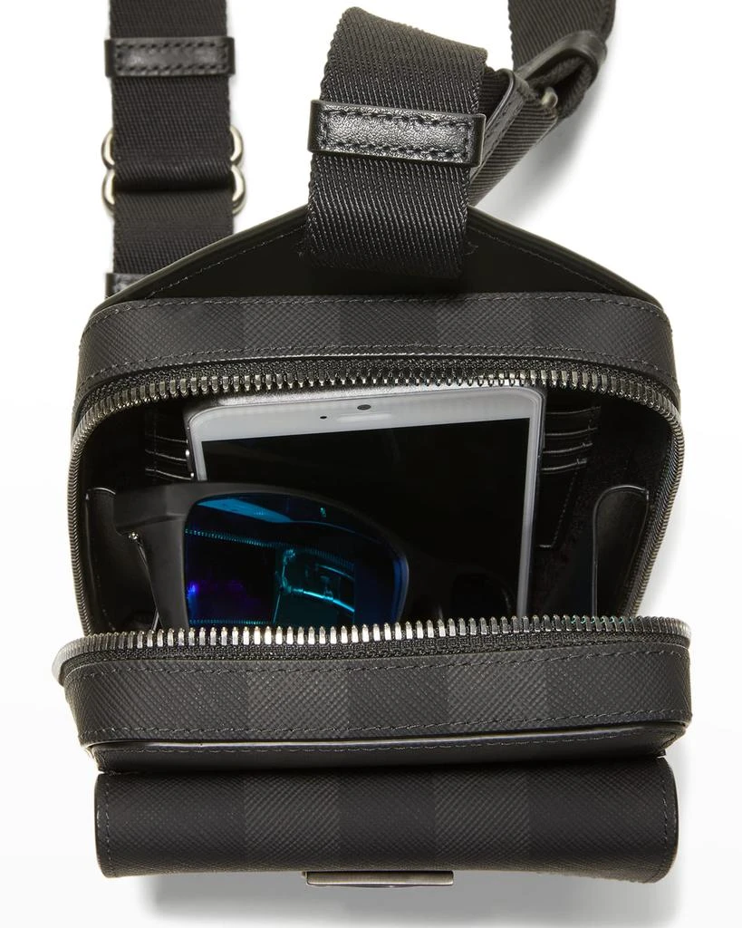 Men's MS Theo Check Crossbody Bag 商品