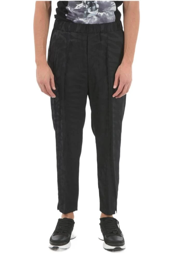 商品Neil Barrett|Neil barrett men's black other materials pants,价格¥3484,第1张图片