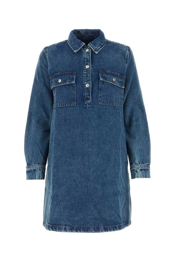 商品A.P.C.|A.P.C. Mia Denim Long-Sleeved Mini Dress,价格¥1404-¥1713,第1张图片