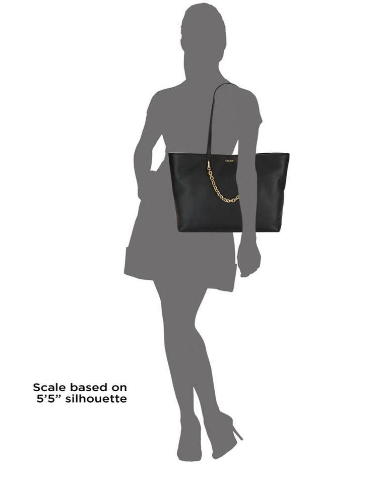 商品Calvin Klein|Leather Tote Handbag,价格¥560,第4张图片详细描述