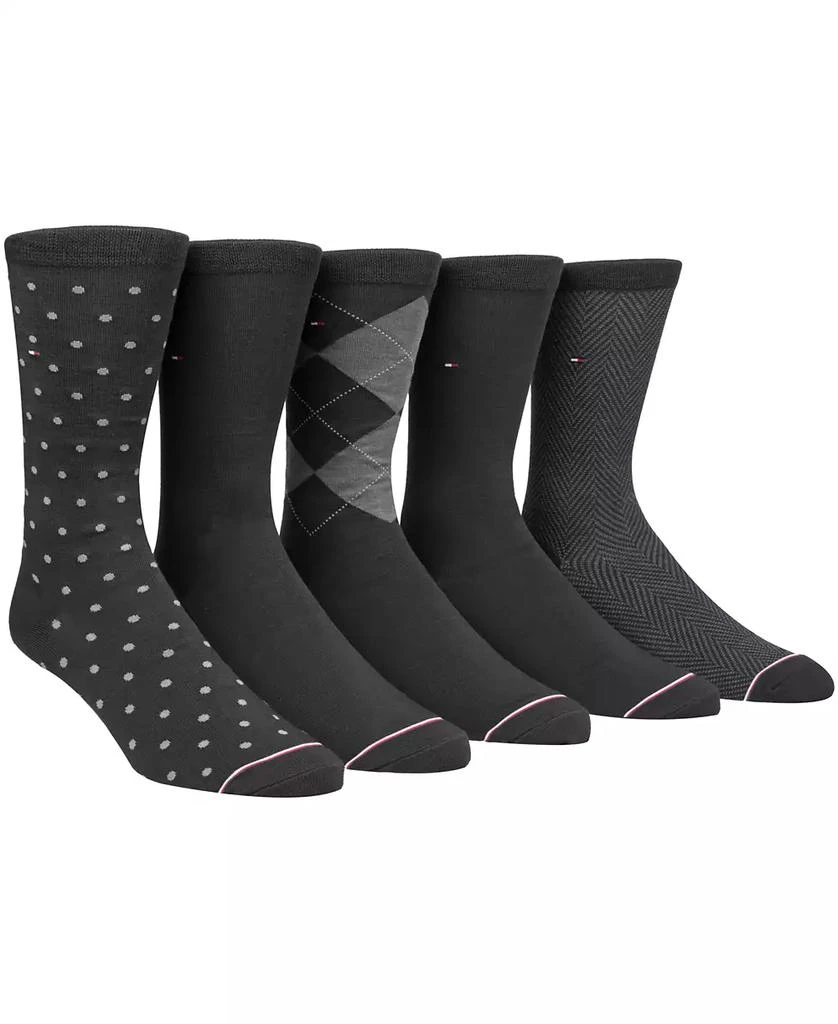 商品Tommy Hilfiger|Men's 5-Pk. Assorted Printed Crew Socks,价格¥132,第1张图片