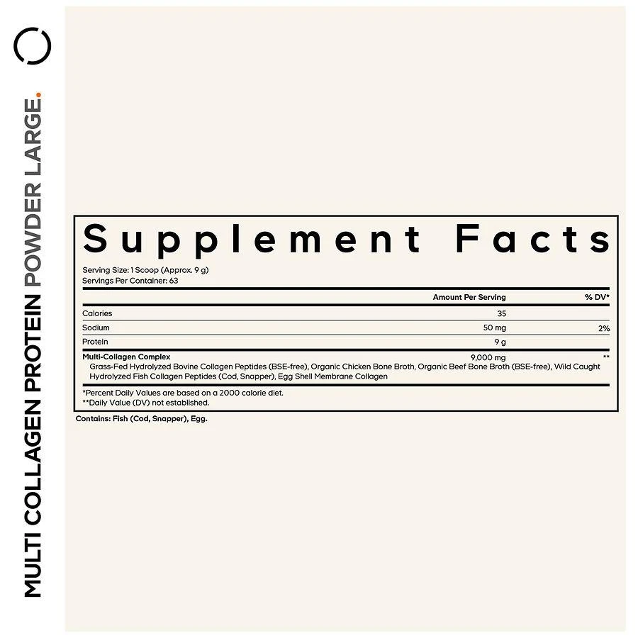 商品Codeage|Multi Collagen Protein Powder Peptides Unflavored,价格¥297,第2张图片详细描述