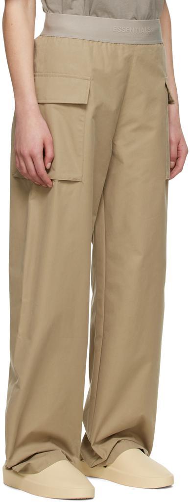 商品Essentials|Tan Cotton Trousers,价格¥828,第4张图片详细描述