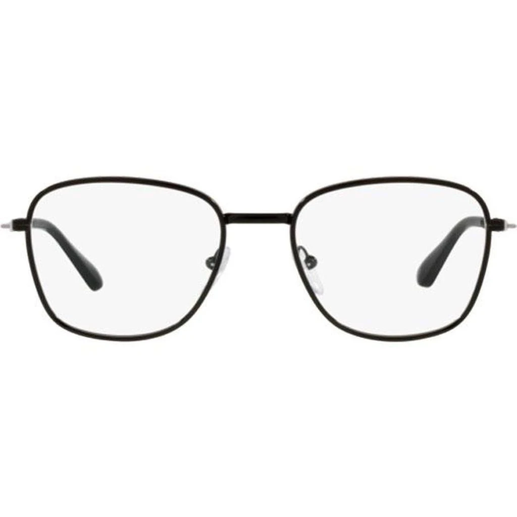 商品Prada|Prada Men's Eyeglasses - Black Square Full-Rim Metal Frame | PRADA 0PR 64WV 1AB1O150,价格¥754,第2张图片详细描述