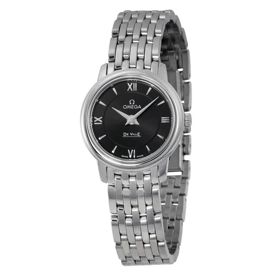 商品Omega|De Ville Prestige Black Dial Ladies Watch 42410246001001,价格¥13381,第1张图片