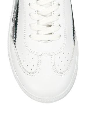 Bryce Two-Tone Bolt Leather Sneakers商品第4张图片规格展示