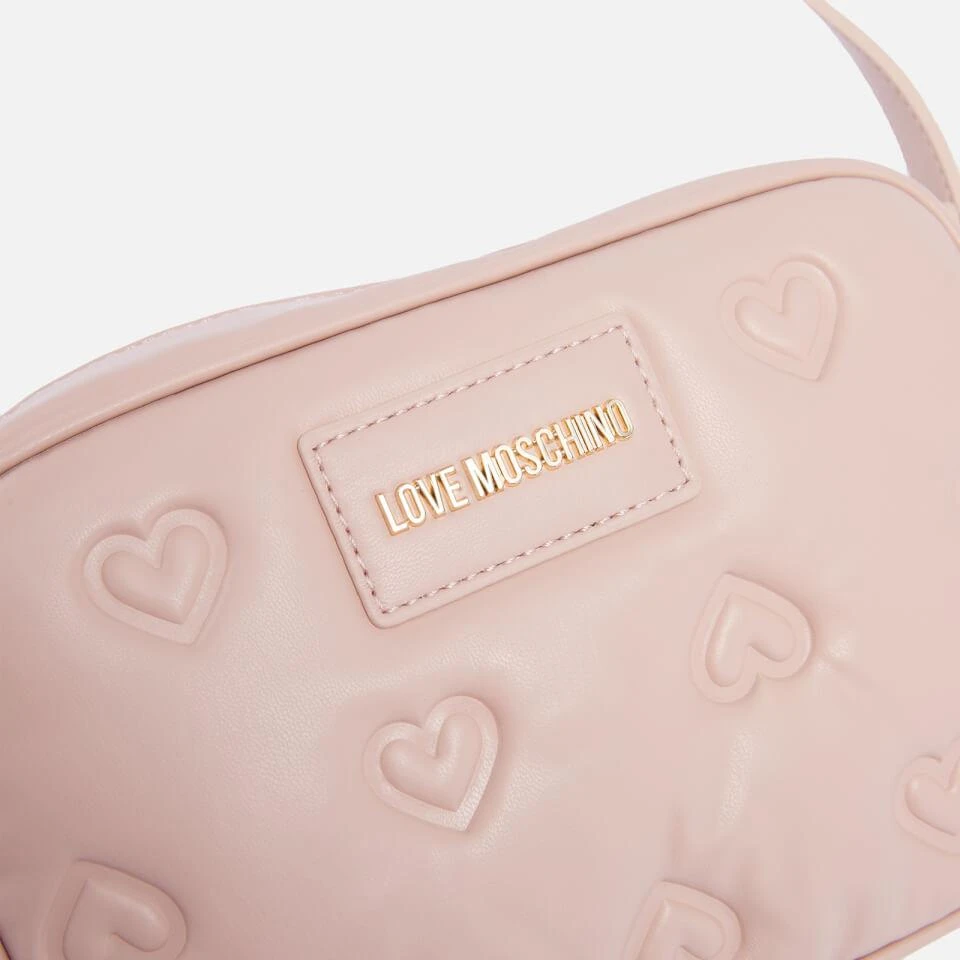 商品Love Moschino|Love Moschino Quilted Heart Faux Leather Camera Bag,价格¥717,第4张图片详细描述