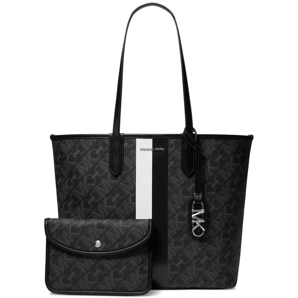 商品Michael Kors|Empire Logo Eliza Large East West Open Tote,价格¥873,第4张图片详细描述