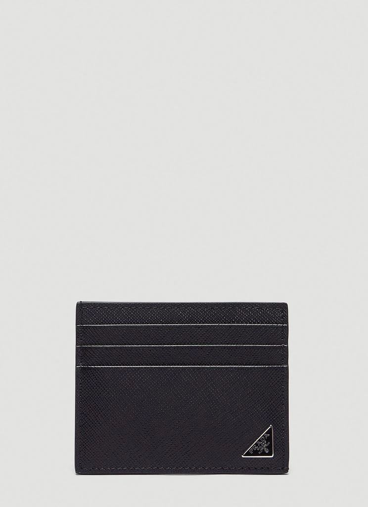 商品Prada|Saffiano Triangle Logo Cardholder,价格¥2579,第1张图片