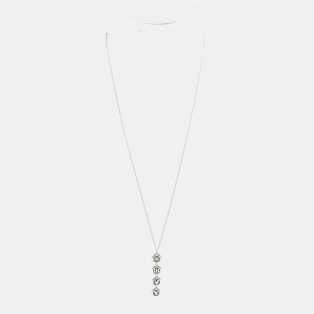 商品[二手商品] Tiffany & Co.|Tiffany & Co. White Gold and Diamond Atlas Necklace ,价格¥8559,第2张图片详细描述