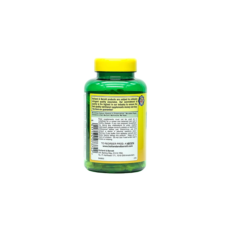 商品[国内直发] Holland Barrett|Holland & Barrett天然月见草油+维生素B6 120颗,价格¥224,第2张图片详细描述