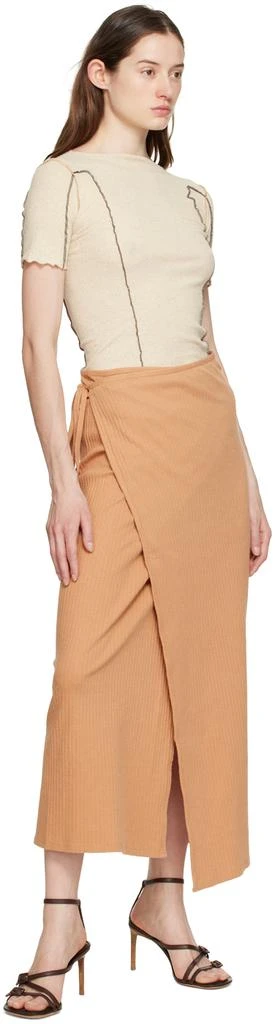 商品Baserange|Brown Brig Skirt,价格¥1019,第4张图片详细描述