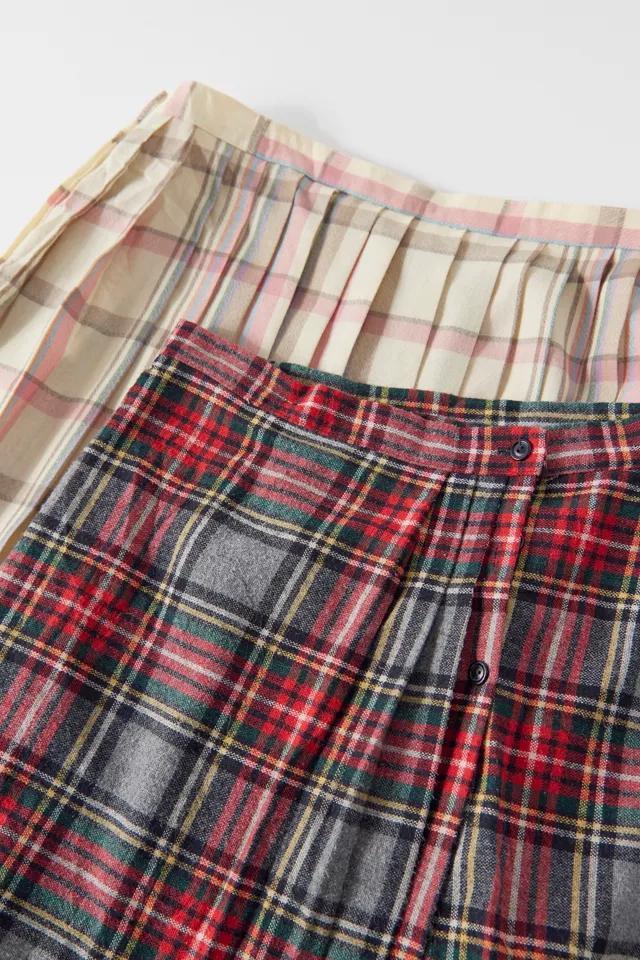 商品Urban Renewal|Urban Renewal Vintage Plaid Pleated Maxi Skirt,价格¥177,第4张图片详细描述
