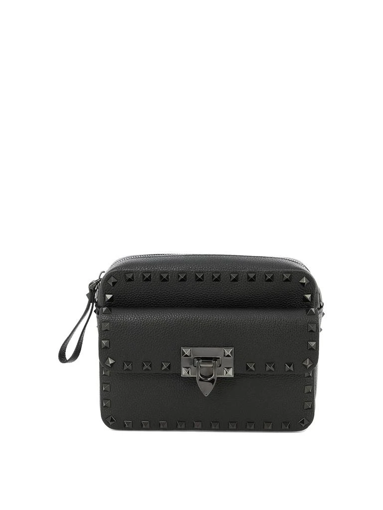 商品Valentino|Rockstud Crossbody Bags Black,价格¥6054,第1张图片