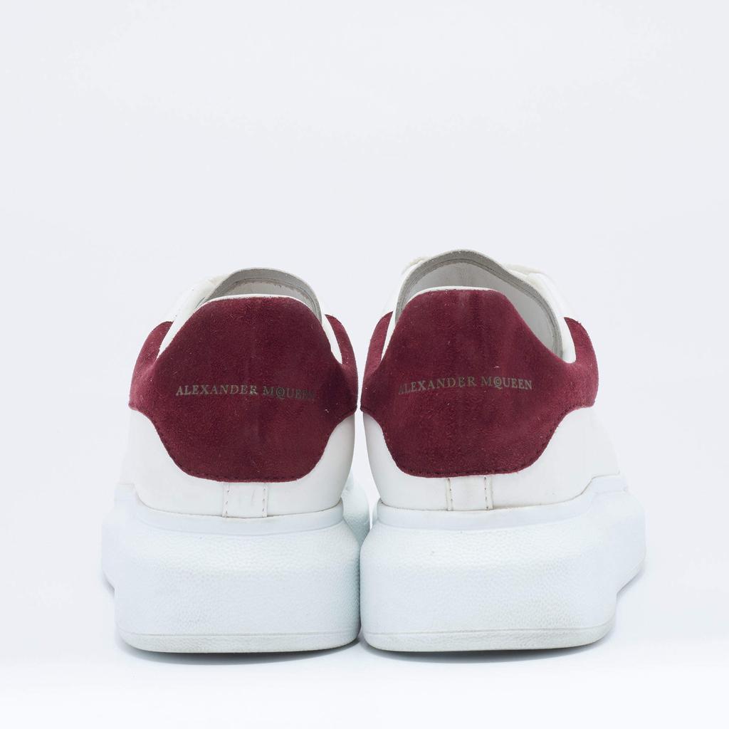 商品[二手商品] Alexander McQueen|Alexander McQueen White Leather Oversized Low Top Sneakers Size 35.5,价格¥1573,第7张图片详细描述