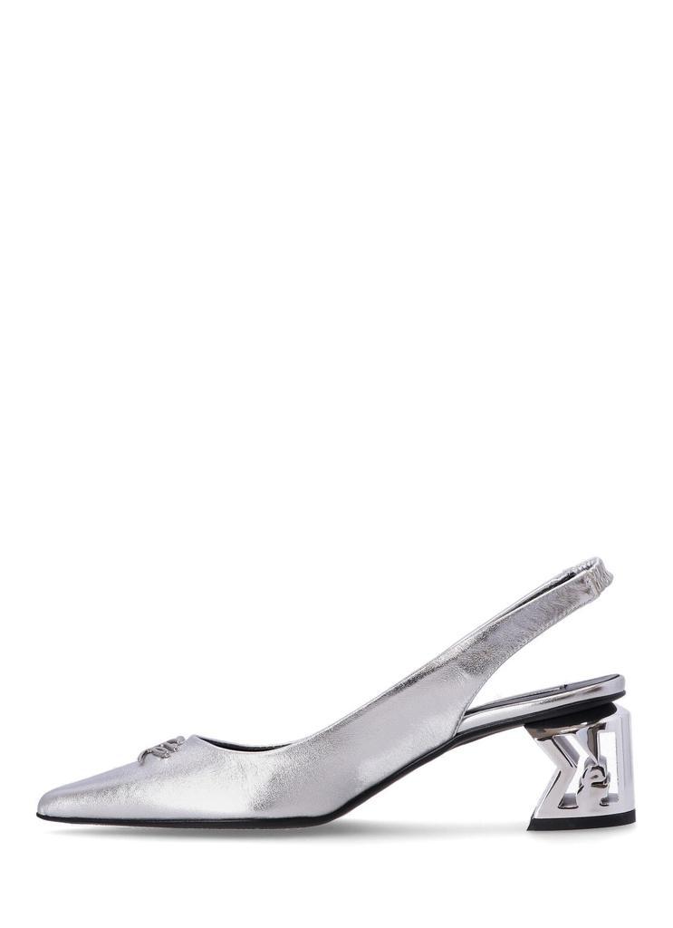 商品Karl Lagerfeld Paris|K-BLOK Metalik Slingback,价格¥2051,第2张图片详细描述