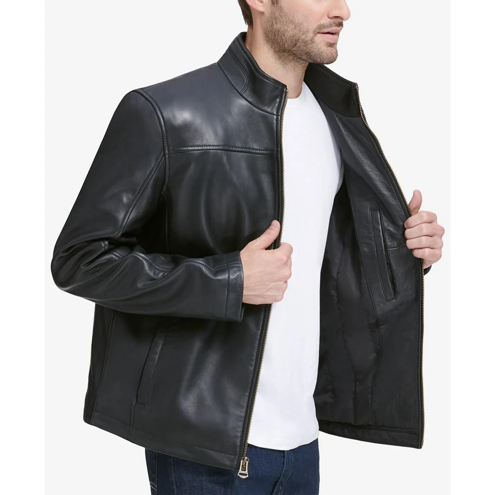 商品Cole Haan|Men's Smooth Leather Jacket, Created for Macy's,价格¥1798,第2张图片详细描述