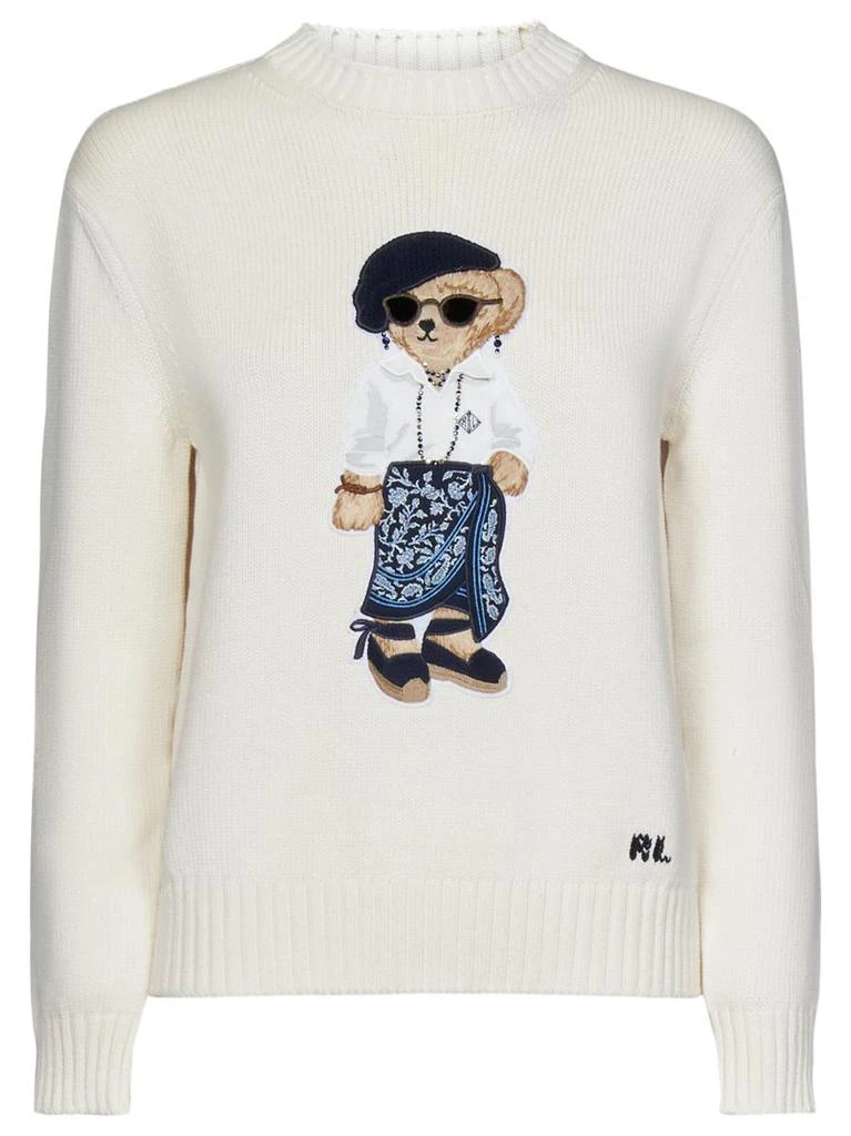 商品Ralph Lauren|Ralph Lauren Sarong Polo Bear Sweater,价格¥7353,第1张图片