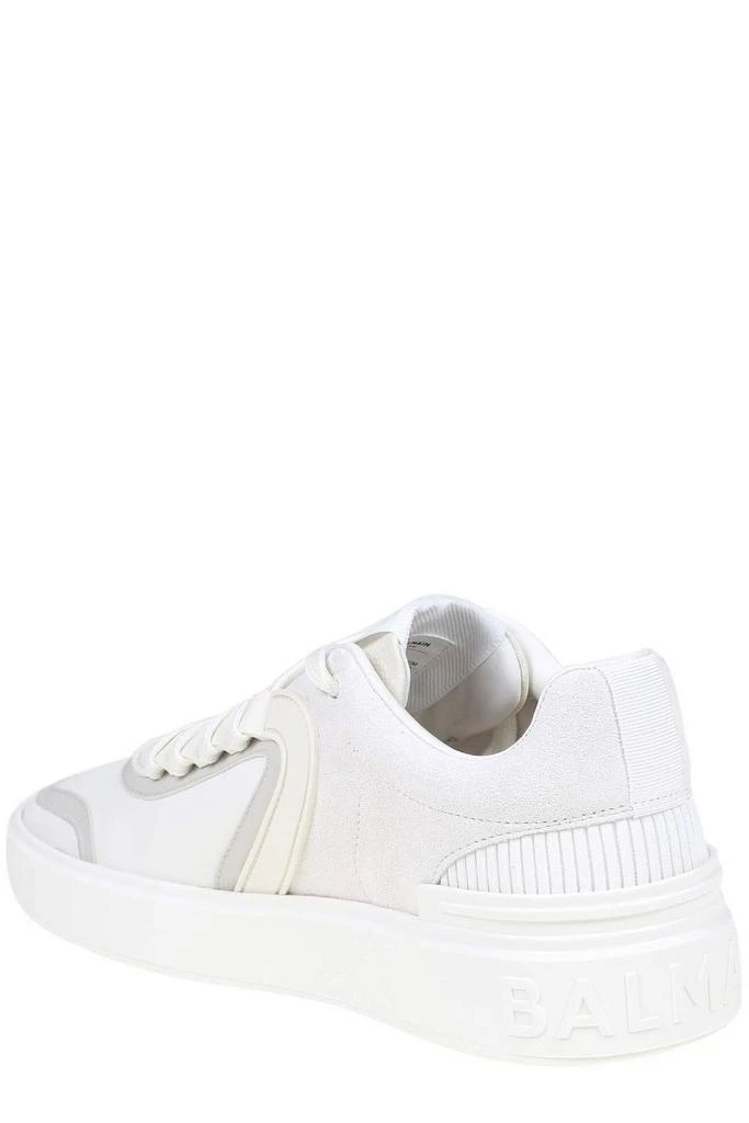 商品Balmain|Balmain Panelled Lace-Up Sneakers,价格¥2993-¥3595,第2张图片详细描述