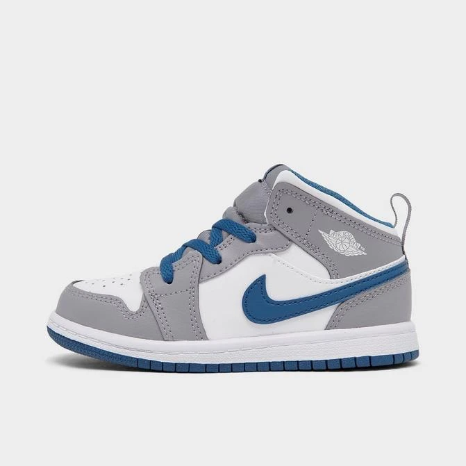 商品Jordan|Kids' Toddler Air Jordan Retro 1 Mid Casual Shoes,价格¥450,第1张图片