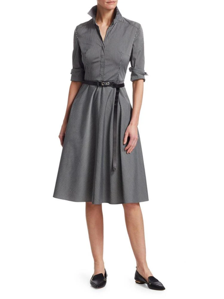 商品Akris|Striped Shirtdress,价格¥9711,第1张图片