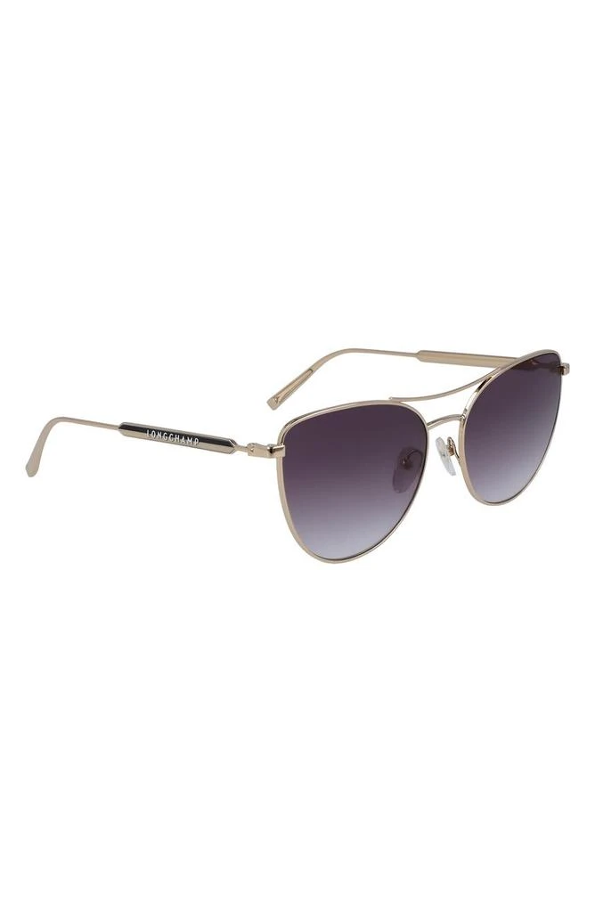 商品Longchamp|58mm Cat Eye Sunglasses,价格¥282,第3张图片详细描述