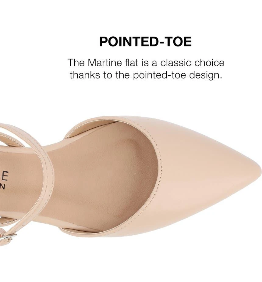 Martine SuperNatural Shades Tru Comfort Foam Buckle Pointed Toe Flat 商品