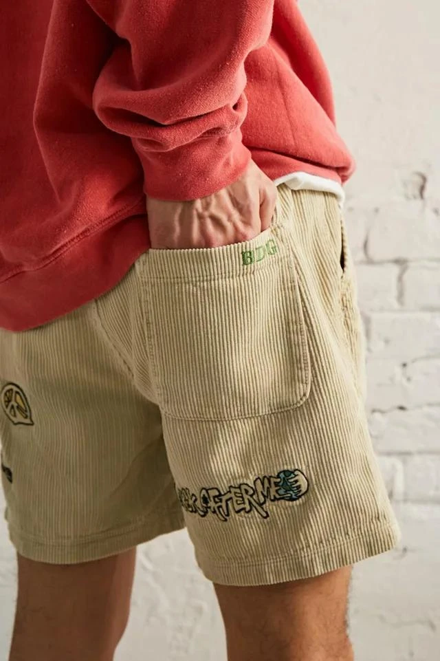 商品BDG|BDG Stone Doodle Corduroy Short,价格¥446,第2张图片详细描述