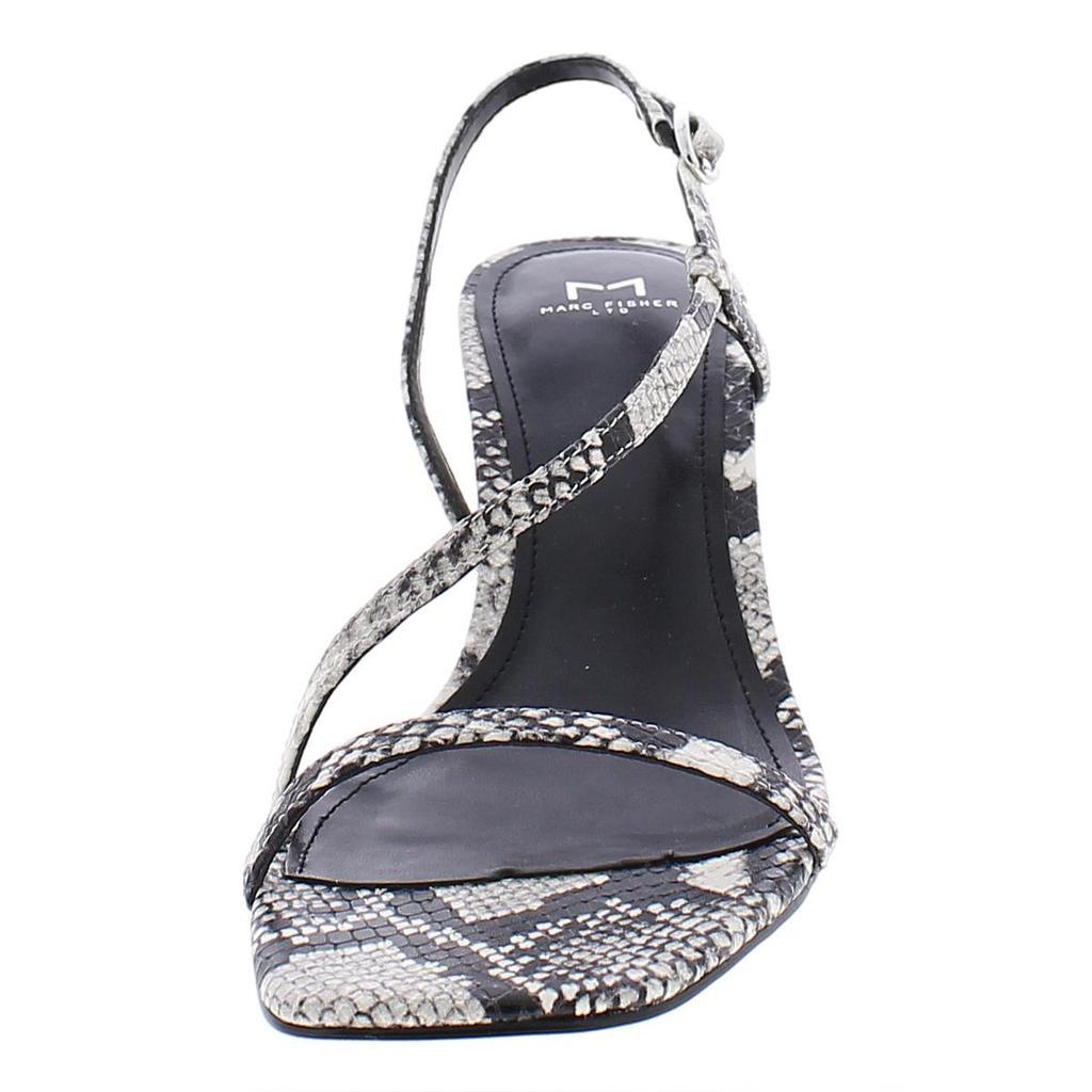商品Marc Fisher|Marc Fisher LTD Womens Gove 2 Leather Snake Print Dress Sandals,价格¥189-¥232,第4张图片详细描述