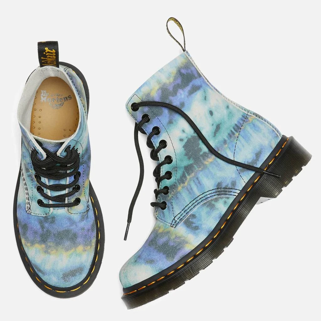 商品Dr. Martens|DR. MARTENS WOMEN'S 1460 PASCAL SUMMER TIE DYE SUEDE 8-EYE BOOTS - BLUE,价格¥821,第4张图片详细描述