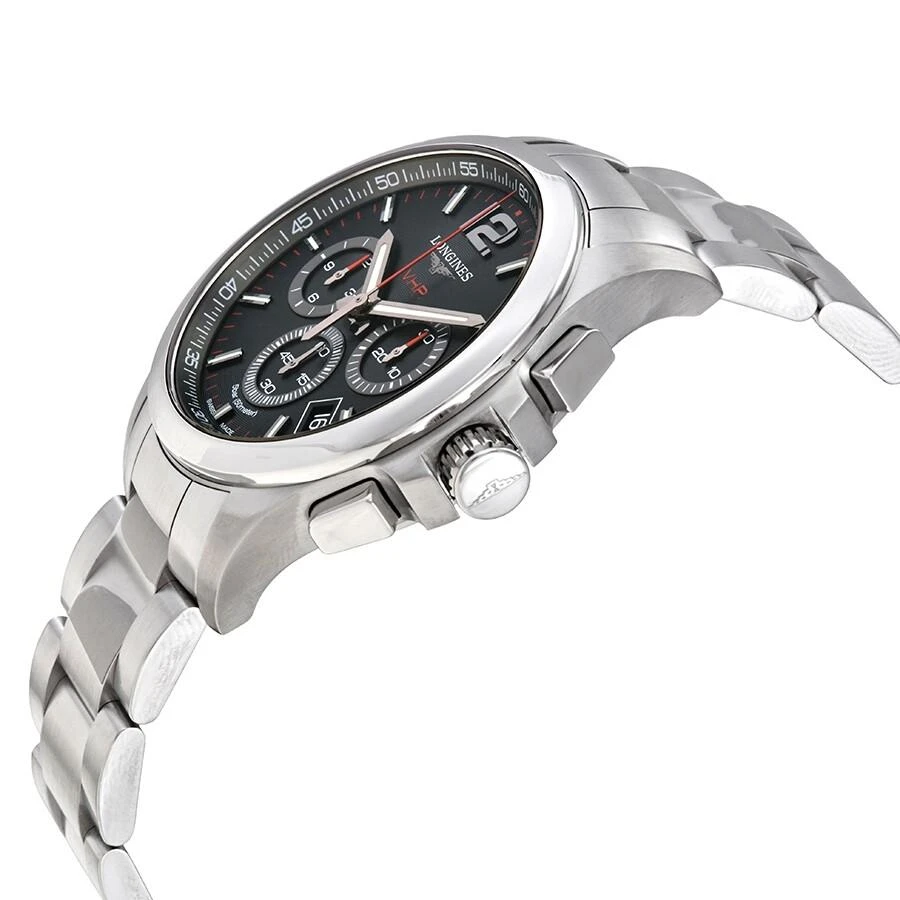 商品Longines|Conquest V.H.P. Perpetual Chronograph Quartz Black Dial Men's Watch L37174566,价格¥7790,第2张图片详细描述