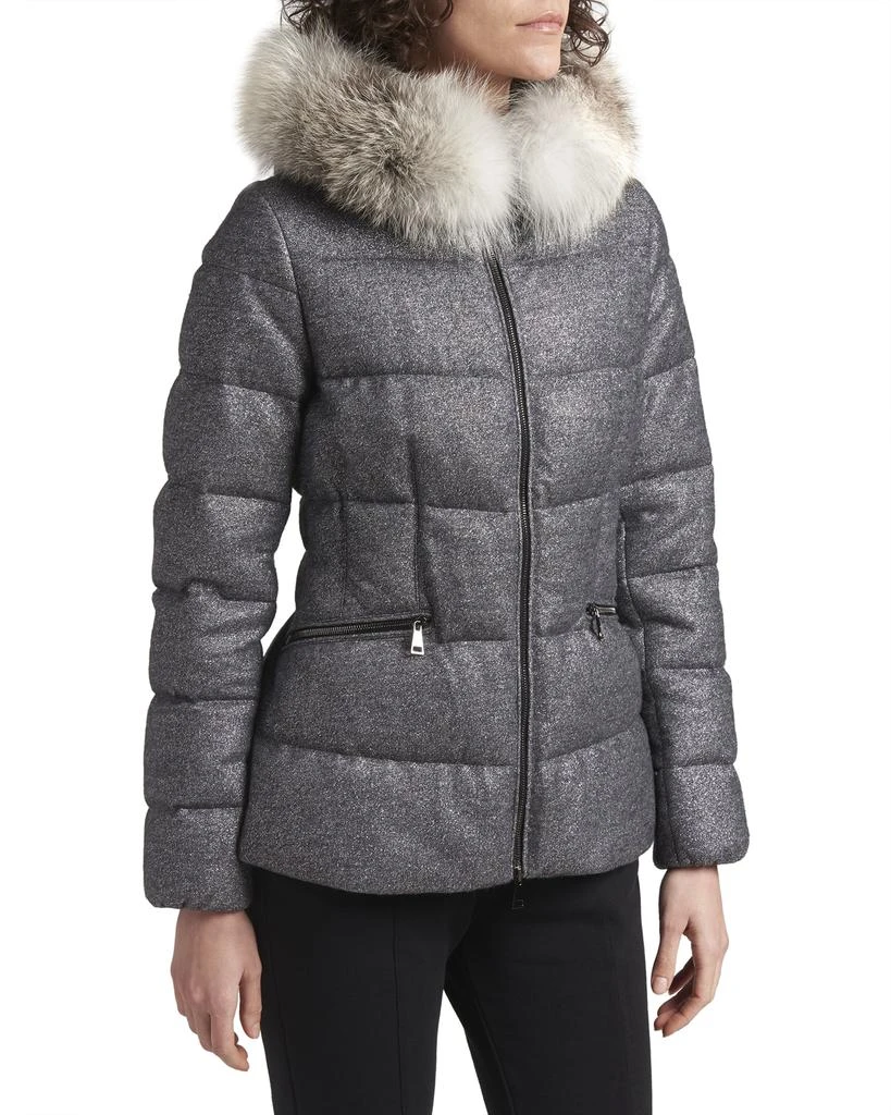 商品Moncler|Cardamine Puffer Jacket with Detachable Fur,价格¥11184,第5张图片详细描述
