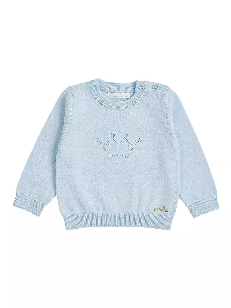 商品Marie Chantal|​Baby Girl's Pointelle Crown Knit Set,价格¥977,第2张图片详细描述