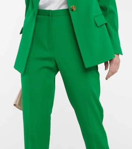 商品Oscar de la Renta|羊毛斜纹布喇叭裤,价格¥5335,第4张图片详细描述