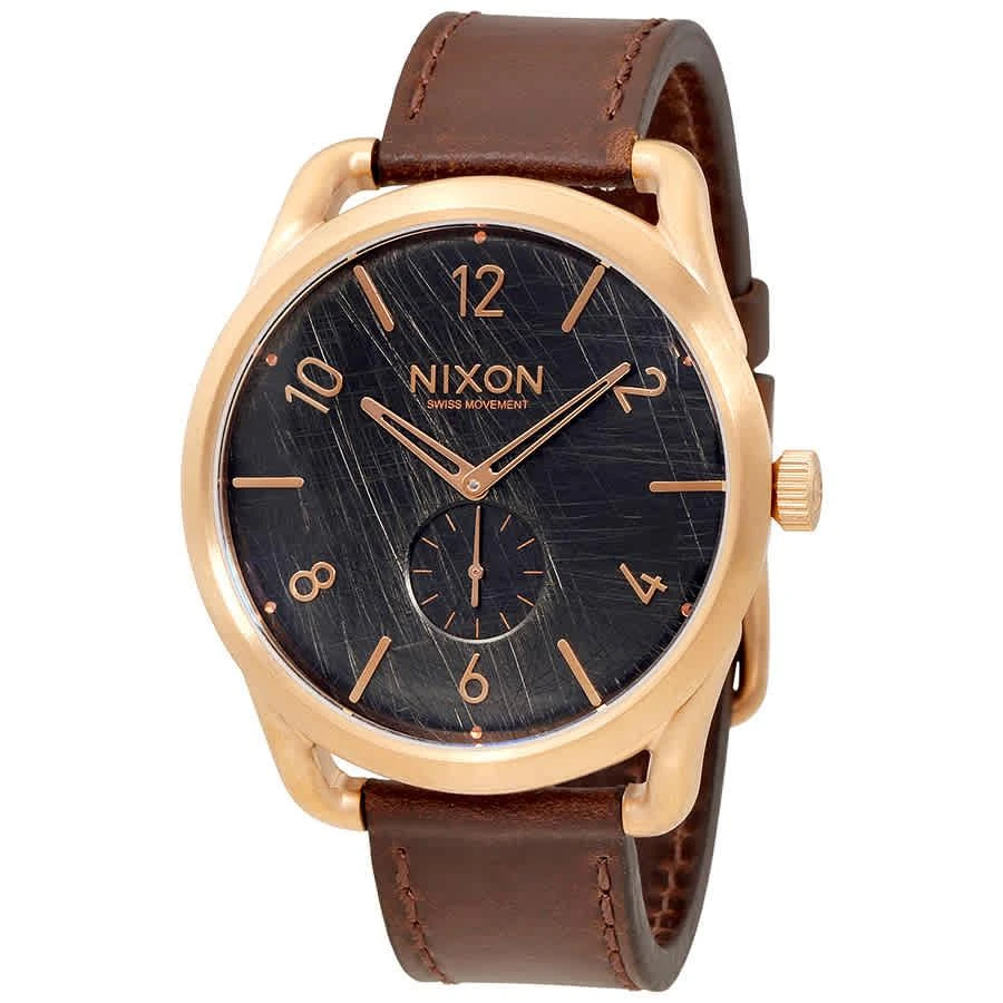 商品Nixon|C45 Leather Quartz Slate Dial Men's Watch A4651890,价格¥975,第1张图片
