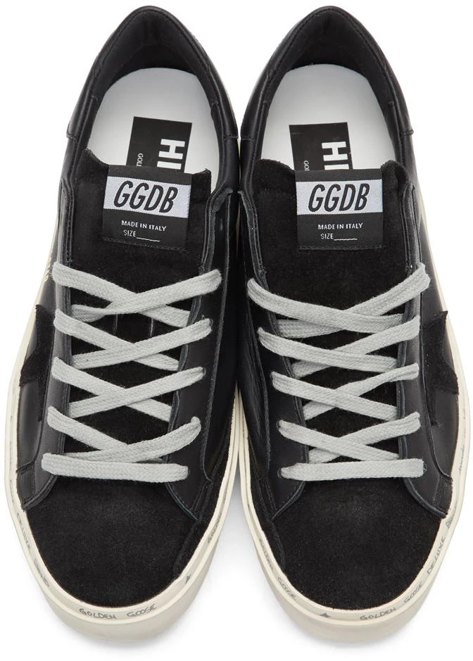 商品Golden Goose|Black Hi Star Sneakers 运动鞋,价格¥4451,第5张图片详细描述