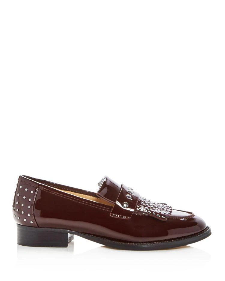 商品Botkier New York|Women's Victoria Studded Patent Leather Kiltie Fringe Loafers - 100% Exclusive,价格¥493,第2张图片详细描述