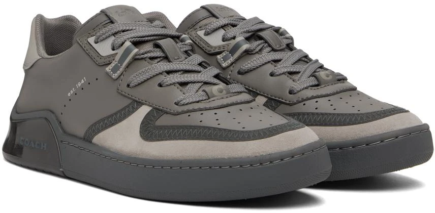 商品Coach|Gray Citysole Sneakers,价格¥541,第4张图片详细描述