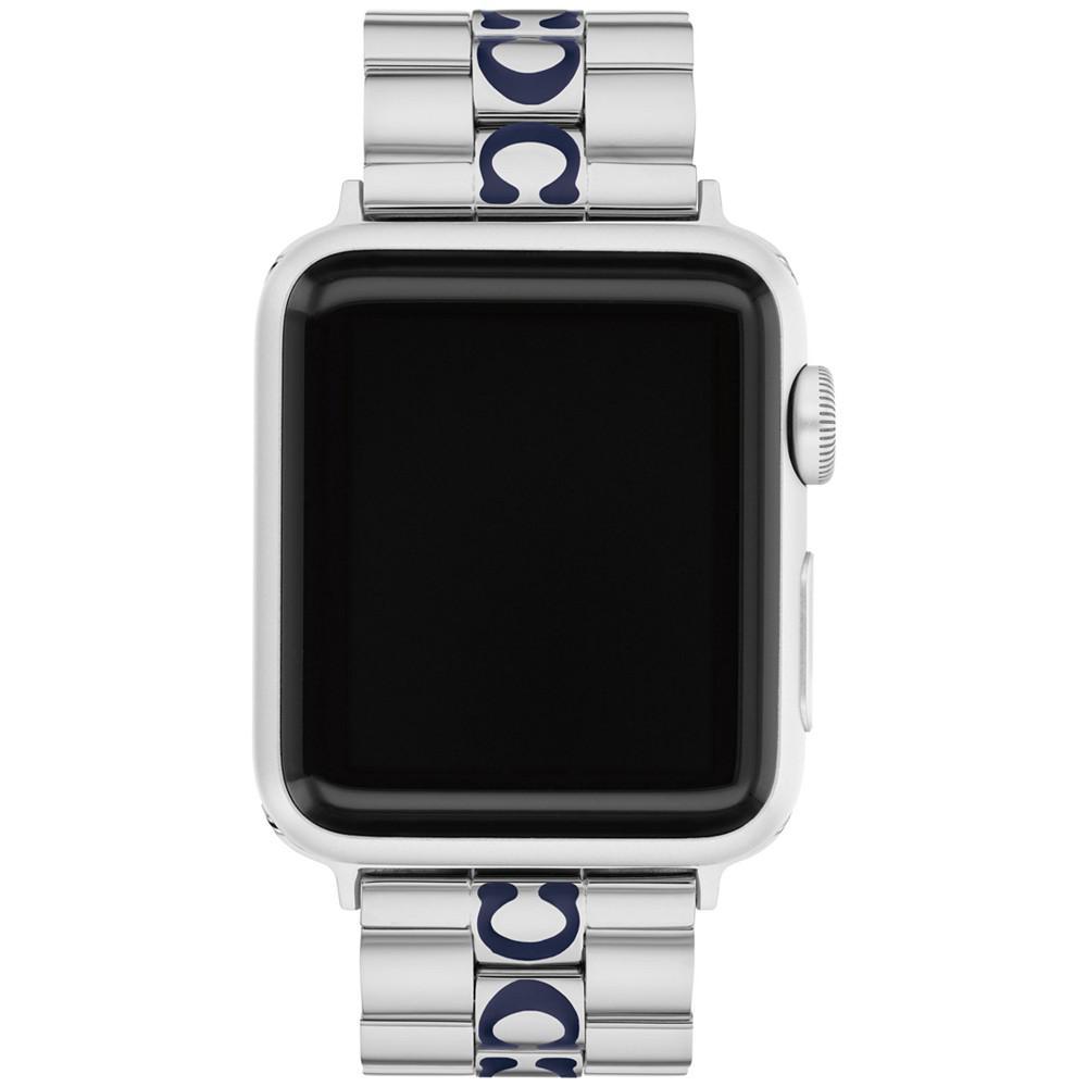 商品Coach|Stainless Steel Bracelet Apple Watch® Bracelet 38mm/40mm,价格¥642,第1张图片