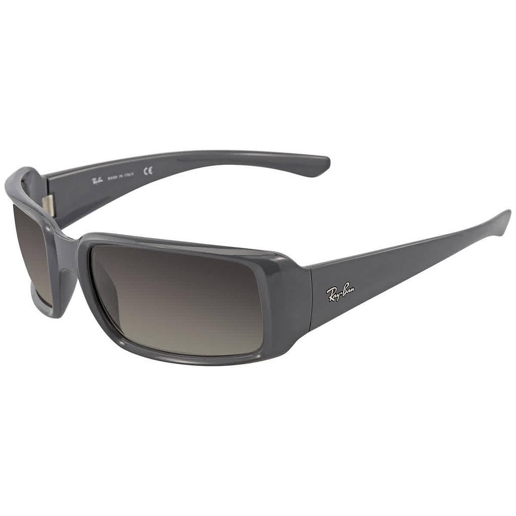 商品Ray-Ban|Grey Gradient Wrap Men's Sunglasses RB4338 649711 59,价格¥637,第1张图片