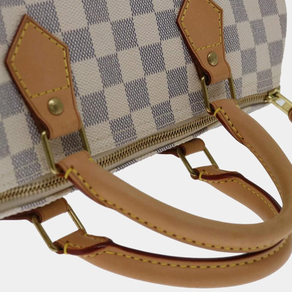 商品[二手商品] Louis Vuitton|Louis Vuitton White Damier Azur Canvas Speedy 30 Satchel,价格¥11794,第3张图片详细描述