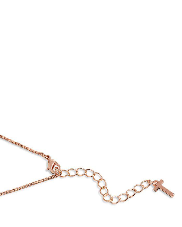 Hayzzel Pavé Heart Star Pendant Necklace, 16.5"-18.5"商品第3张图片规格展示