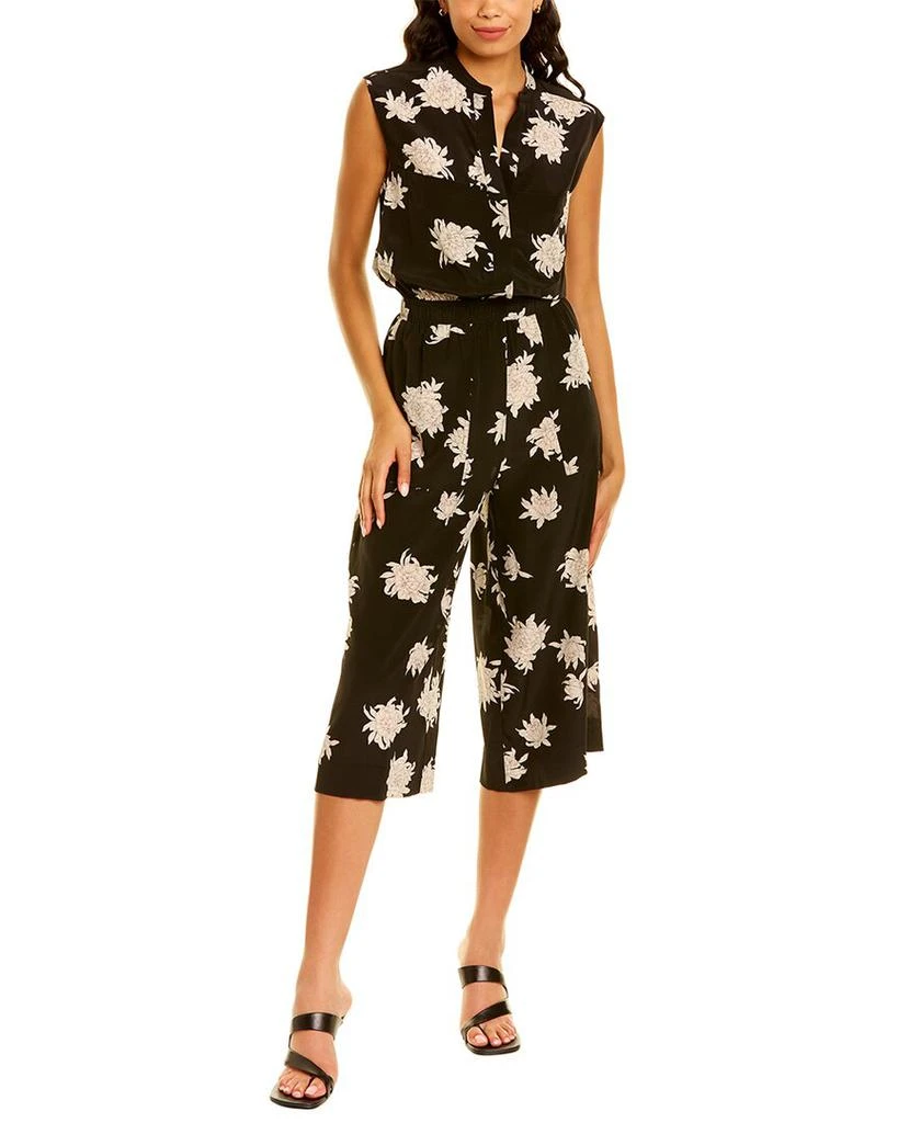 商品Vince|Vince Chrysanthemum Silk Jumpsuit,价格¥961,第1张图片