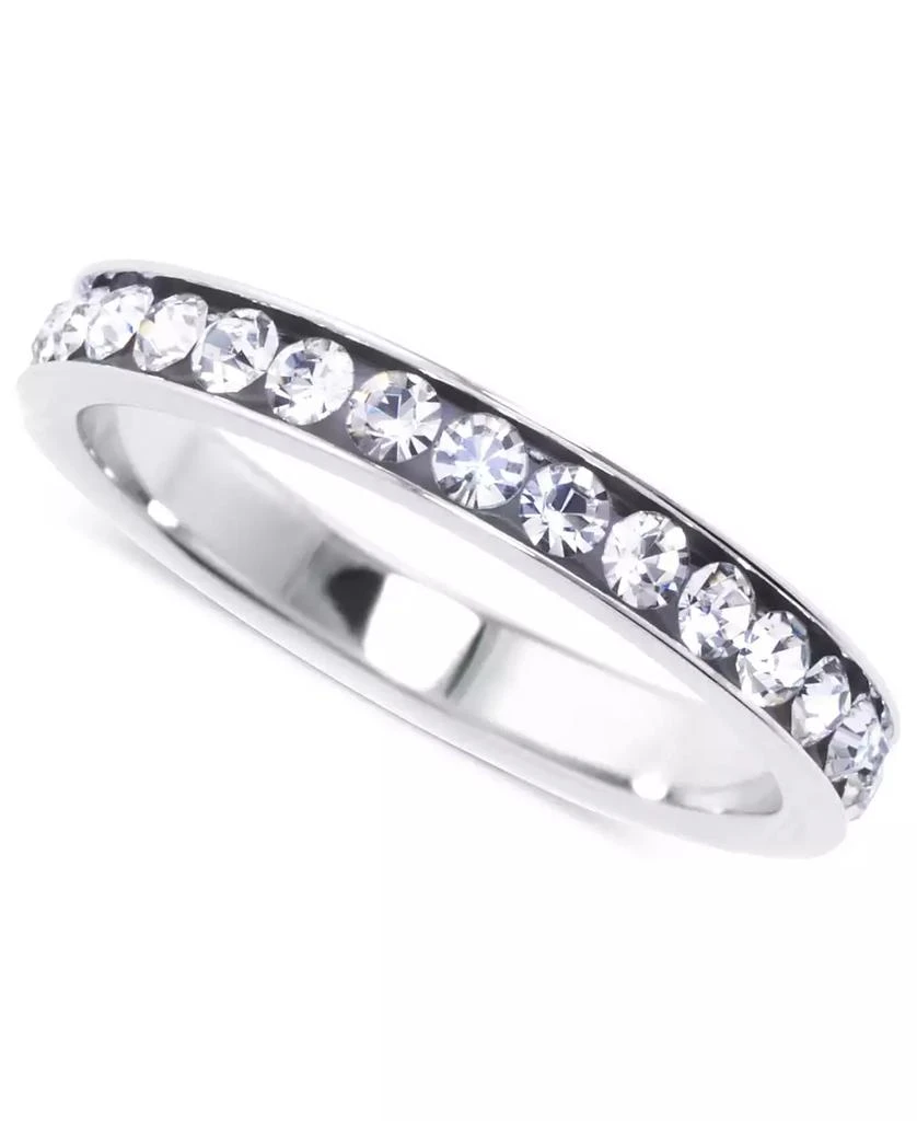 商品Giani Bernini|Crystal Eternity Stackable Band in Sterling Silver, Created for Macy's,价格¥103,第1张图片