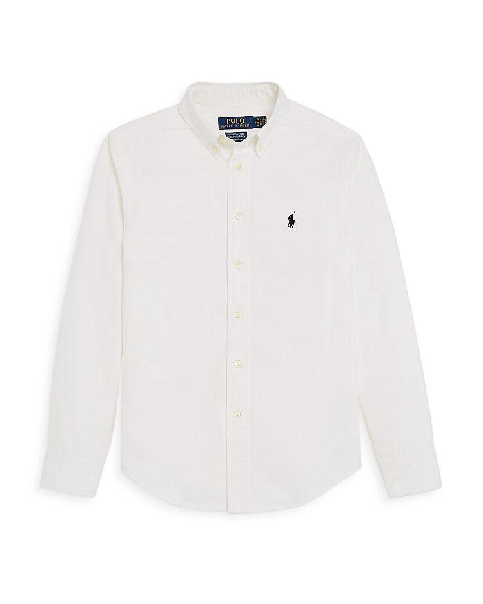 商品Ralph Lauren|Boys' Cotton Oxford Button Down Shirt, Big Kid - 150th Anniversary Exclusive,价格¥307,第1张图片