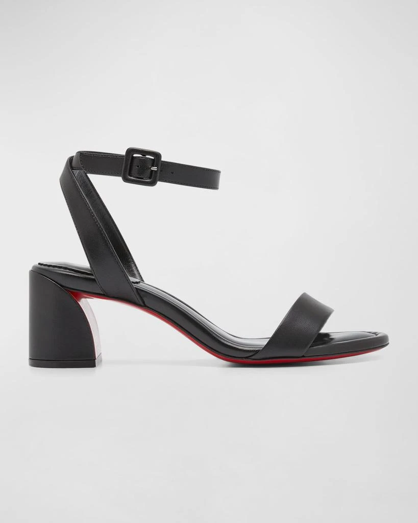 商品Christian Louboutin|Miss Sabina Red Sole Ankle-Strap Sandals,价格¥7072,第1张图片