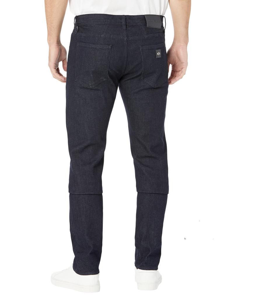 商品Armani Exchange|Slim Fit Five-Pocket Jeans,价格¥819,第4张图片详细描述
