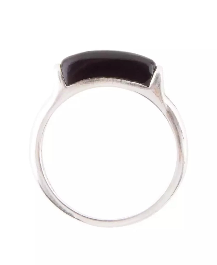 商品Barse|Bar None Sterling Silver and Onyx Ring,价格¥467,第2张图片详细描述