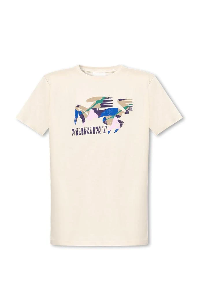 商品Isabel Marant|Isabel Marant Logo Printed Crewneck T-Shirt,价格¥547,第1张图片