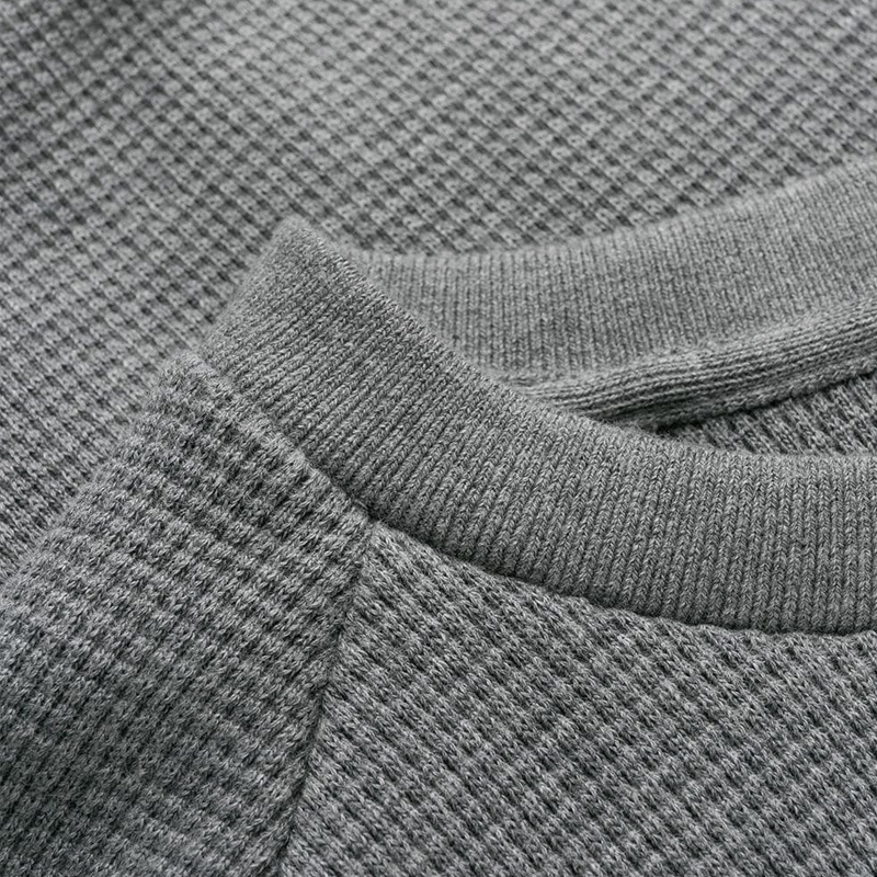 THOM BROWNE 男士灰色圆领棉质卫衣 MJT205A-06452-035商品第1张图片规格展示
